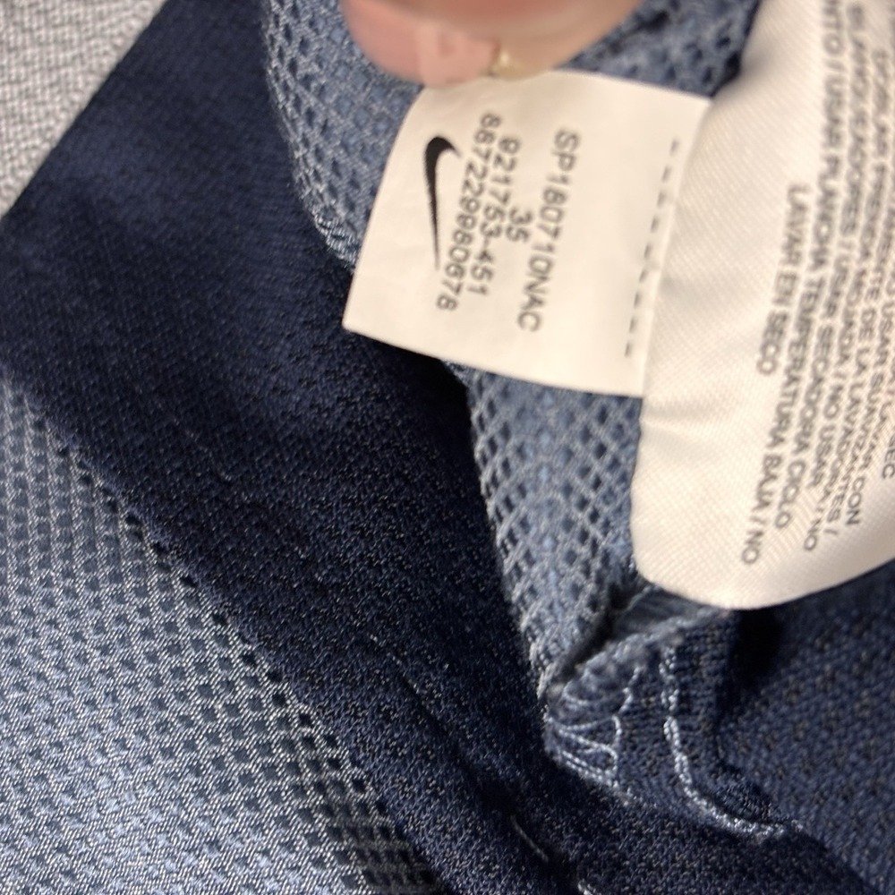 Nike Men's 35 Blue Heather Casual Athleisure DriFit 10" Shorts Stretch - Picture 7 of 10